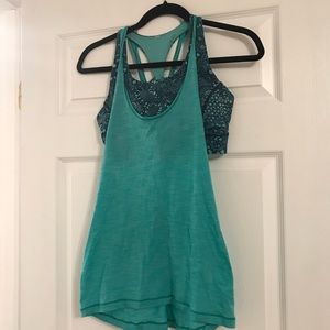 Lululemon - Strappy workout tank with built-in bra